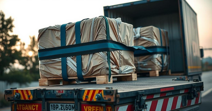Cinta de amarração de carga: segurança no transporte